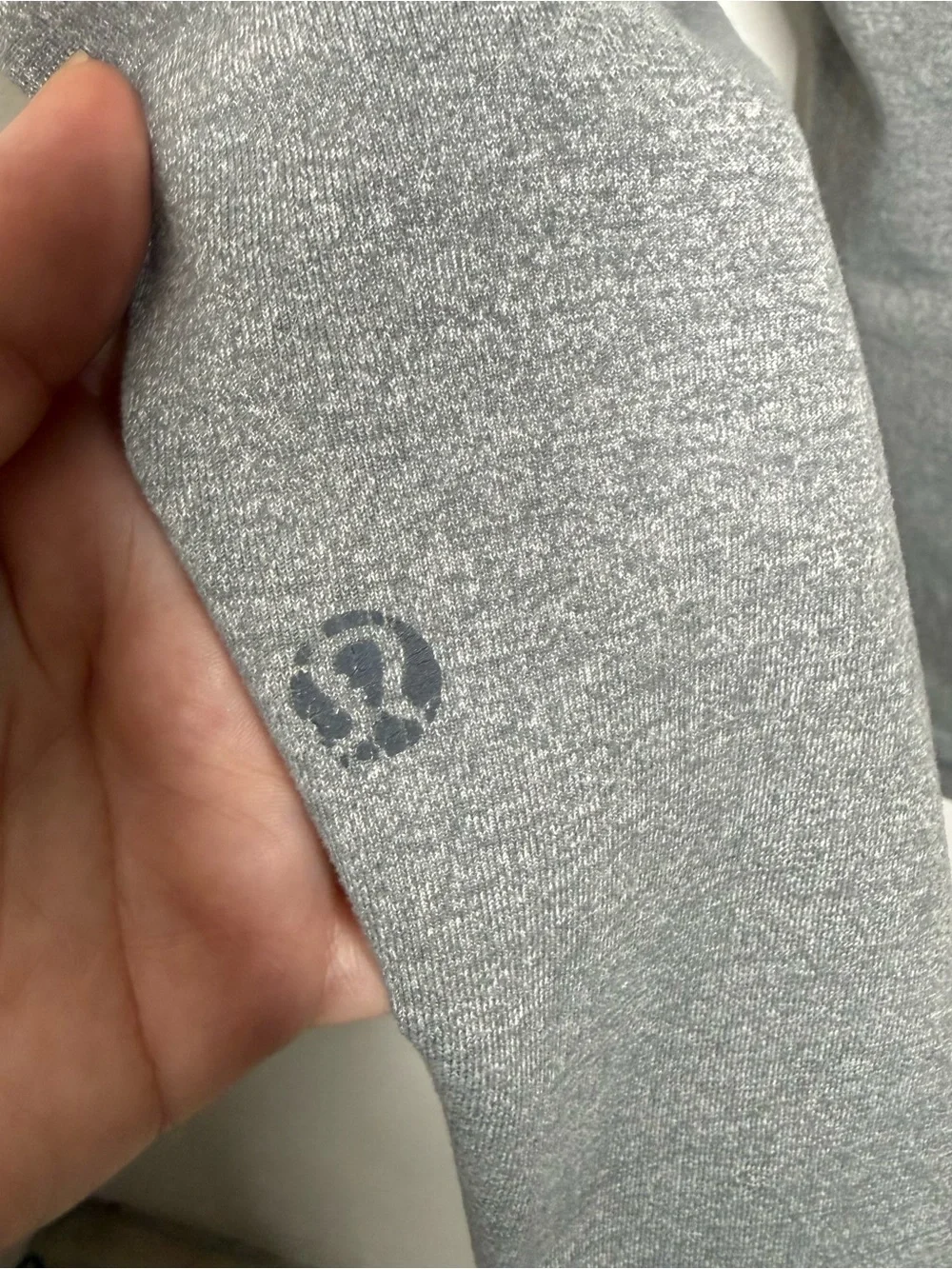 Lululemon Heather Gray Drawstring Cropped Jogger Pants 12 Dance Loungewear